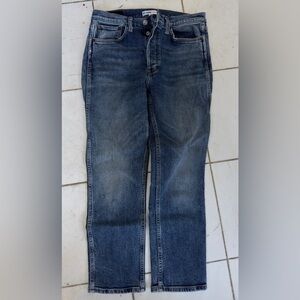 Re/Done Vintage wash Ankle Jeans size 29